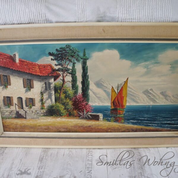 DIY: new life to old canvasoder: wie ein altes Bild wieder vorzeigbar wird