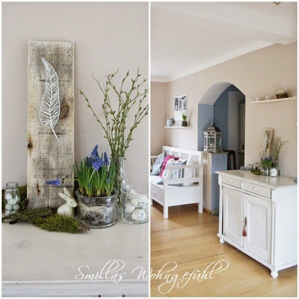 DIY: geschickt eingefädelt = Frühlingsdeko! 