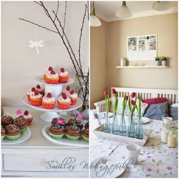 Leckeres: Himbeer- und Schokoladen-Cupcakes