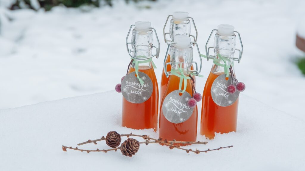 bratapfellikör rezept selber machen