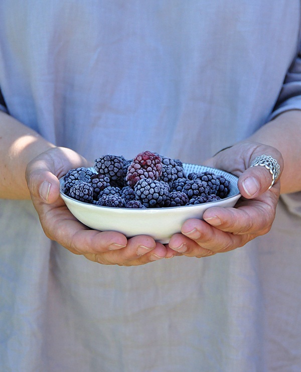 Brombeeren in schussel