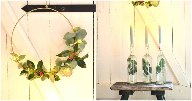 skandinavische Weihnachtsdeko schlicht und schön