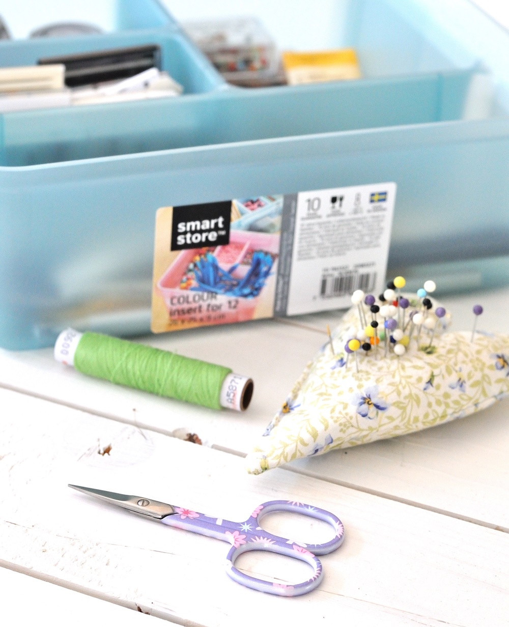 SmartStore Box mit Naehutensilien