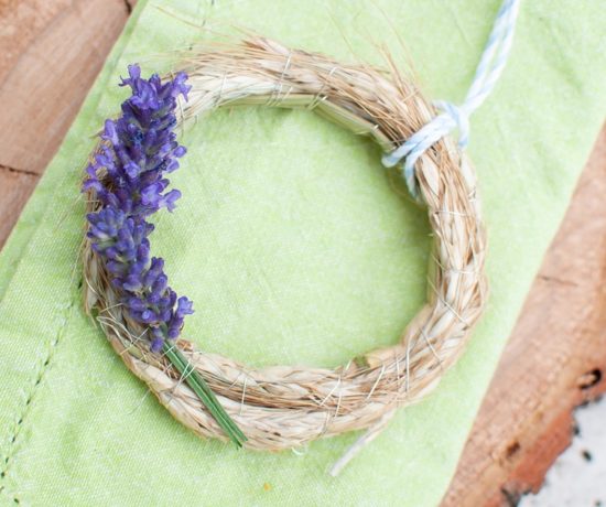 DIY Aehrenkraenze natürliche Tischdeko