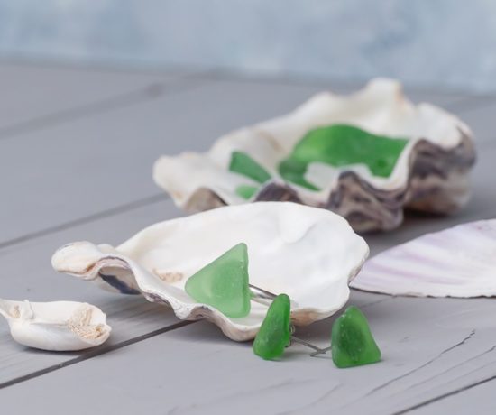 Schmuck aus Strandglas DIY