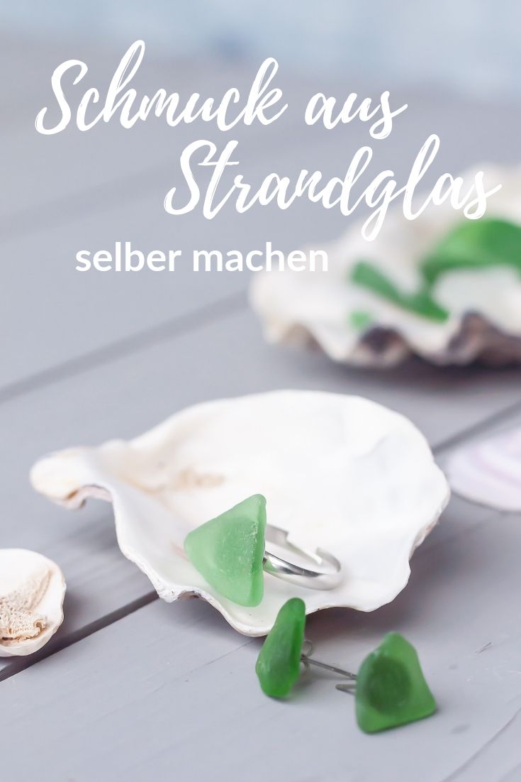 Schmuck aus Strandglas DIY