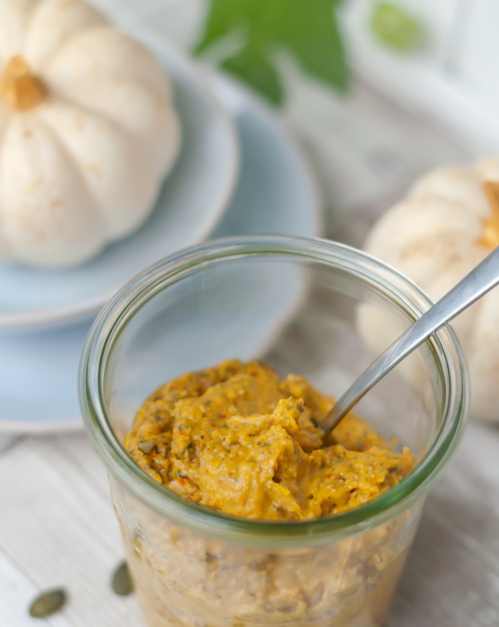 Kürbis-Pesto im Glas