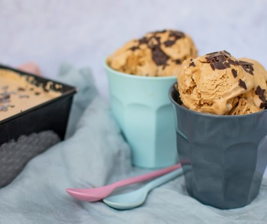 Kaffee Eis ohne Eismaschine