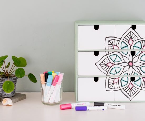 IKEA Hack Moppe Kommode mit Pintor Stiften