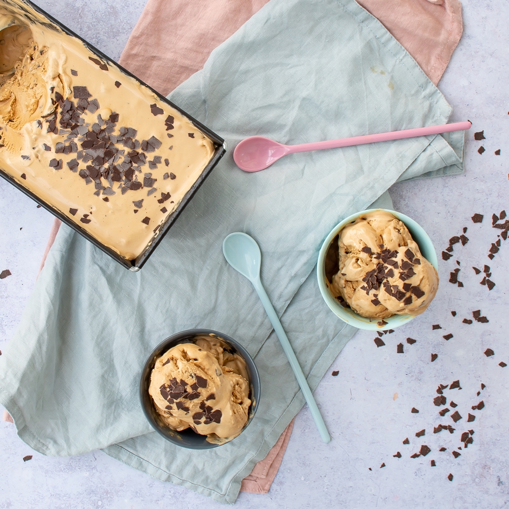 Kaffee Eis ohne Eismaschine
