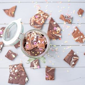 DIY blog smillas wohngefuehl Bruchschokolade aus dem Backofen