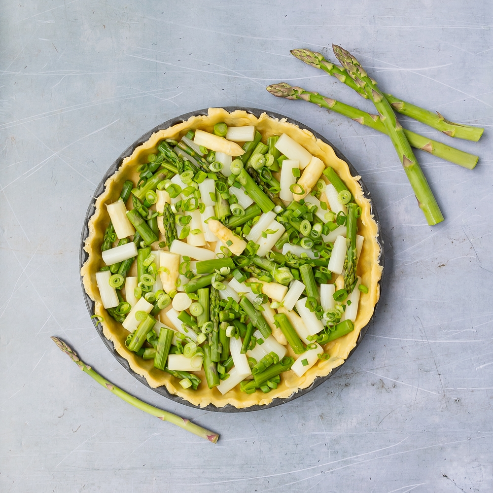 Spargel Quiche