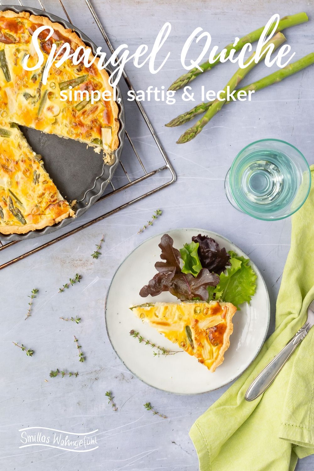 Spargel Quiche Rezept