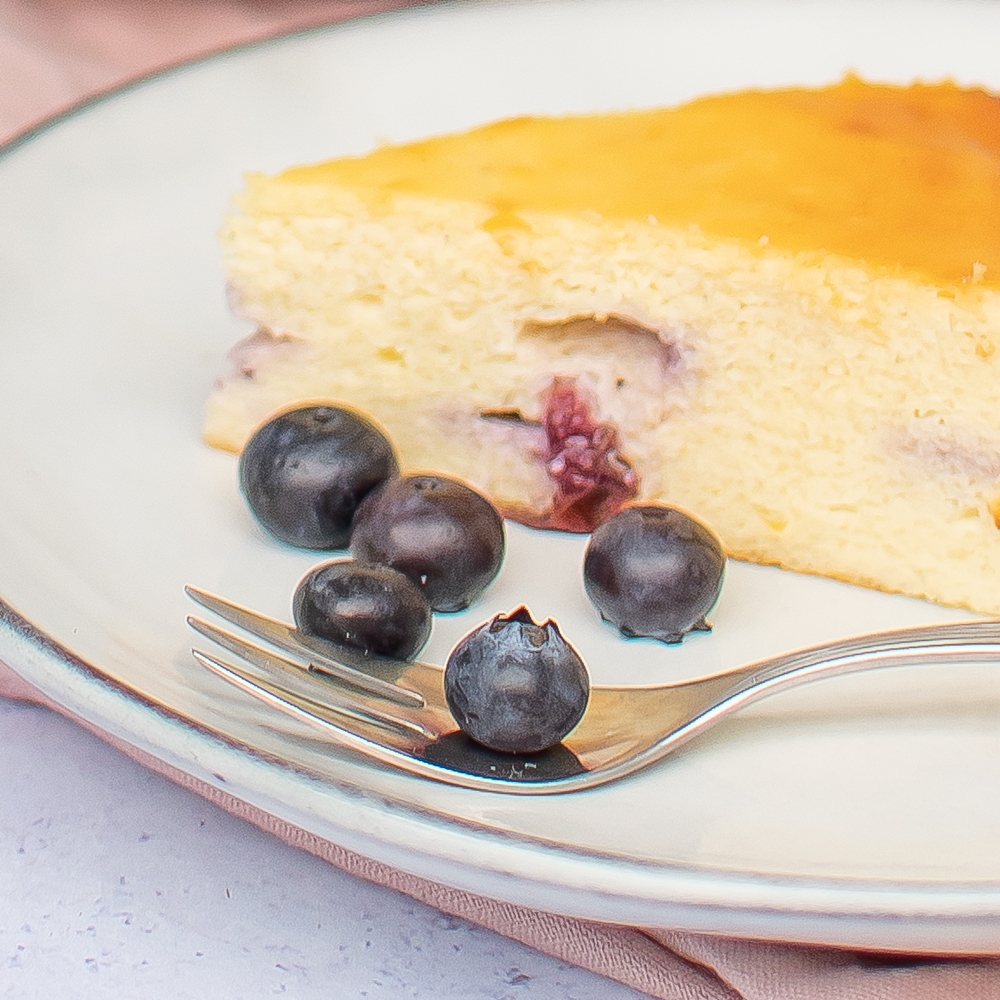 Käsekuchen ohne Boden