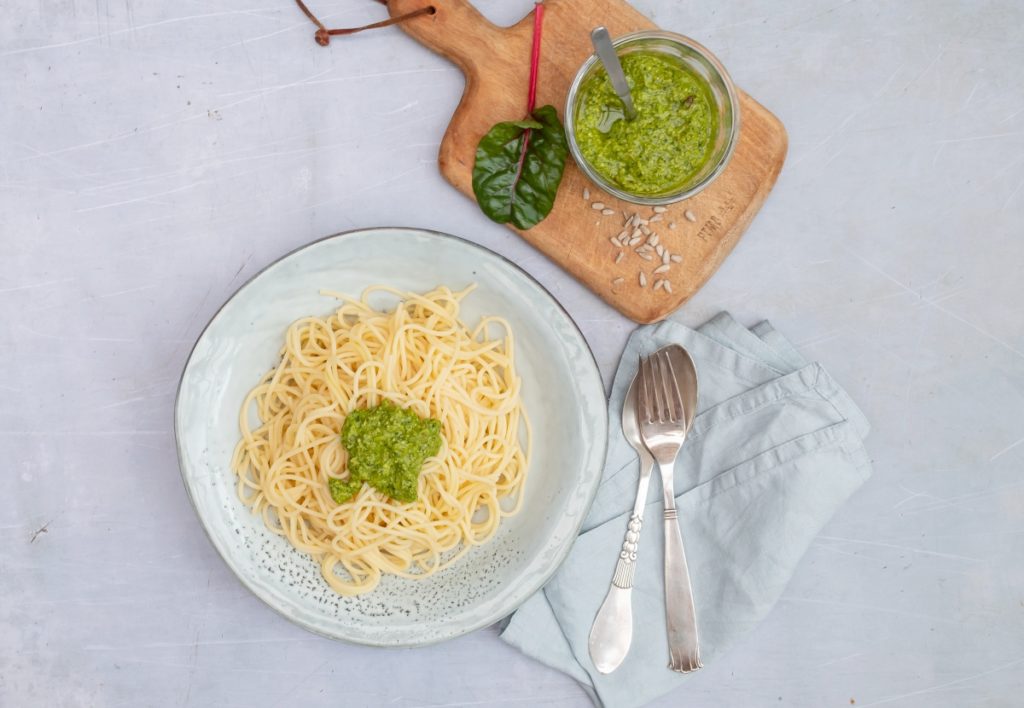 Mangold Pesto Rezept