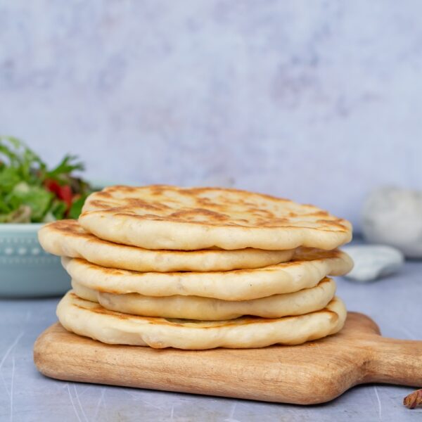 Perfekt zu fast allem: indisches Naan Brot aus der Pfanne