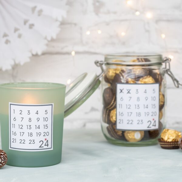 für Minimalisten und Eilige: DIY Adventskalender mit Freebie zum Ausdrucken