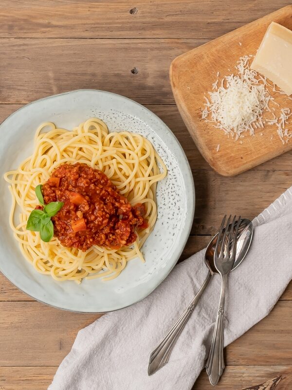 vegetarische vegane Bolognese Soße