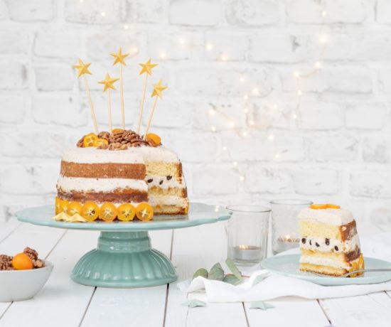 naked Cake mit DIY Cake Topper