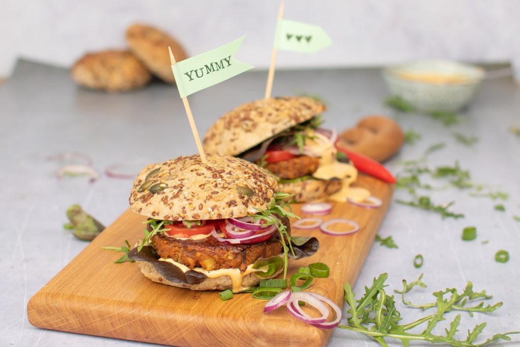 veganer Bohnen Burger Rezept