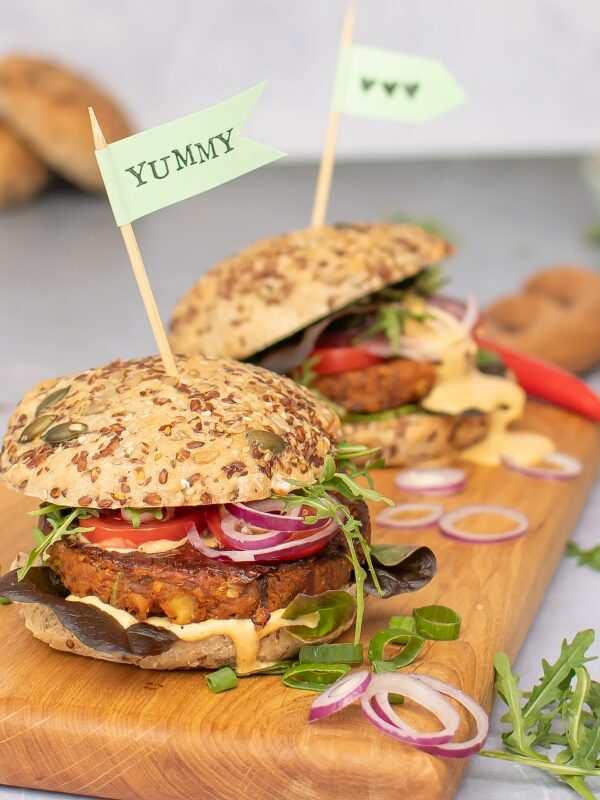 veganer Bohnen Burger Rezept