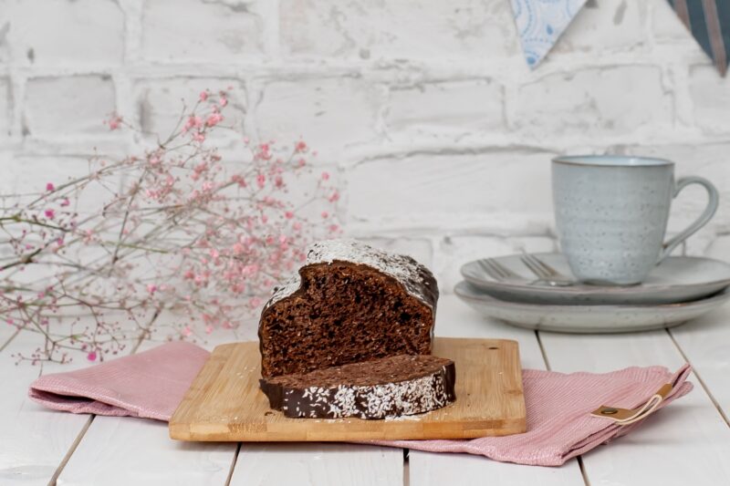 Schokoladen Bananenbrot vegan