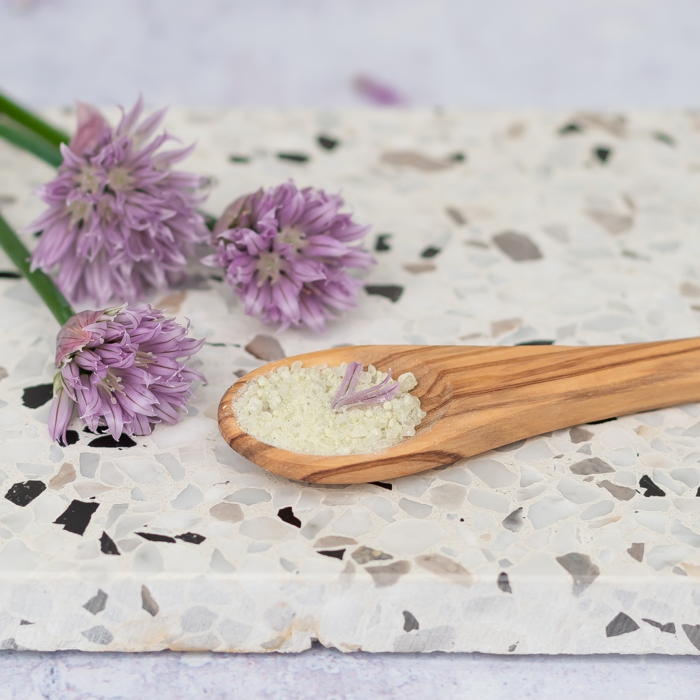 schnittlauchblütensalz rezept