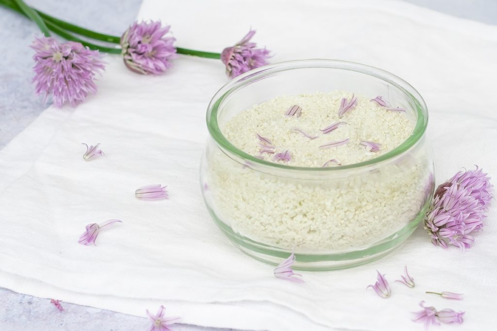 schnittlauchblütensalz rezept