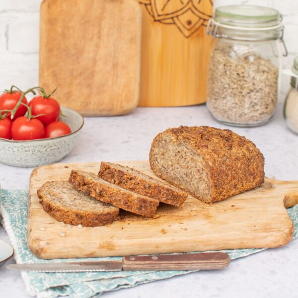 zufällig vegan: Low Carb Brot mit Biss aber ohne Ei oder Quark!