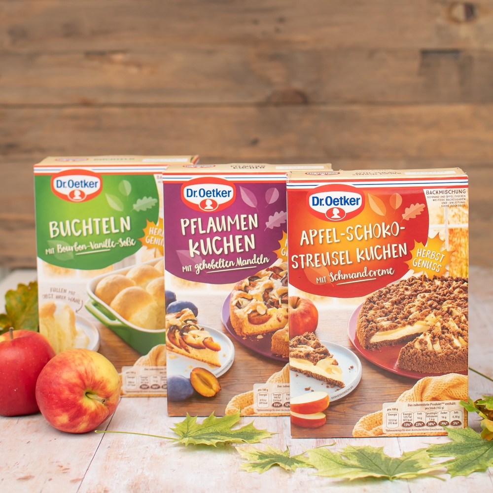 Dr.Oetker Backmischungen Mein Herbst Genuss