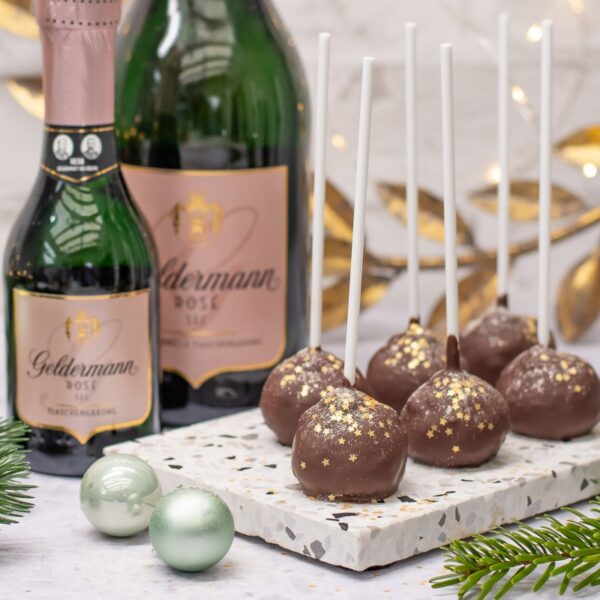 Luxus mit Sti(e)l: prickelnde Cake Pops