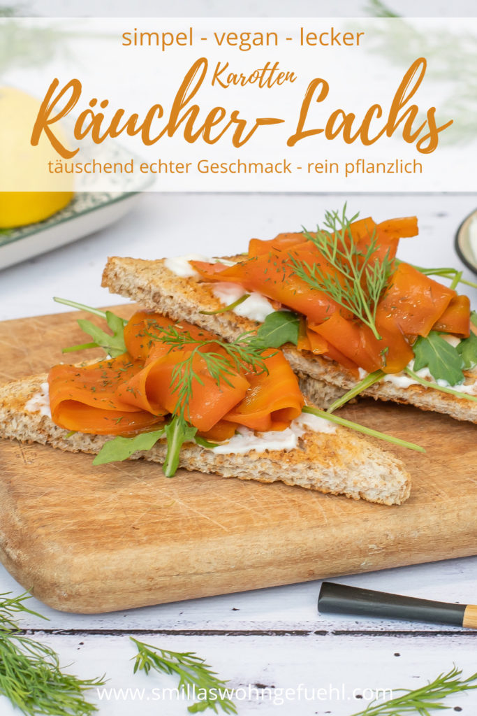 rezept veganer karotten räucher lachs 