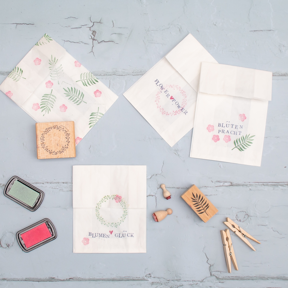 diy verpackung stempeln