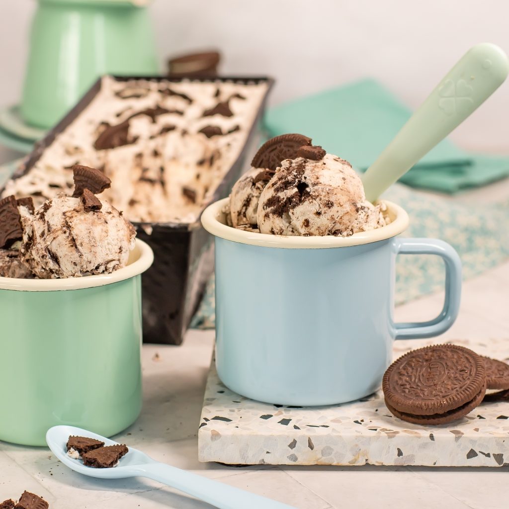 oreo eis zuckerreduziert kalorienarm rezept