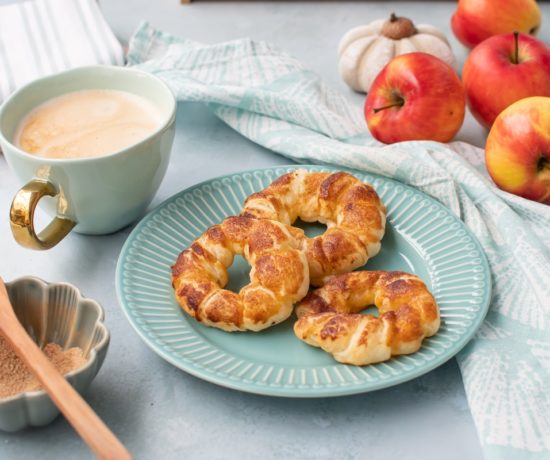 rezept blätterteig apfelringe diy blog