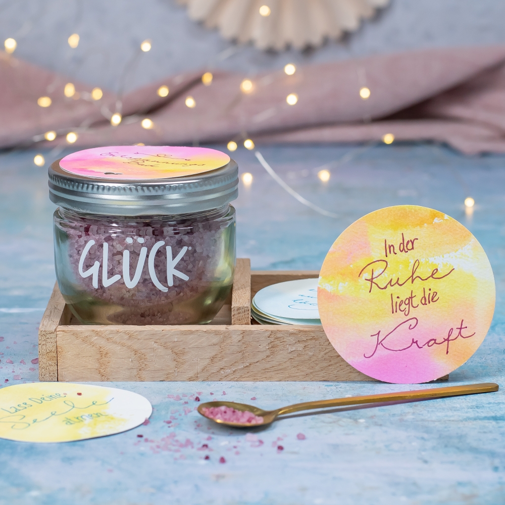 badesalz rezept DIY Affirmationskarten