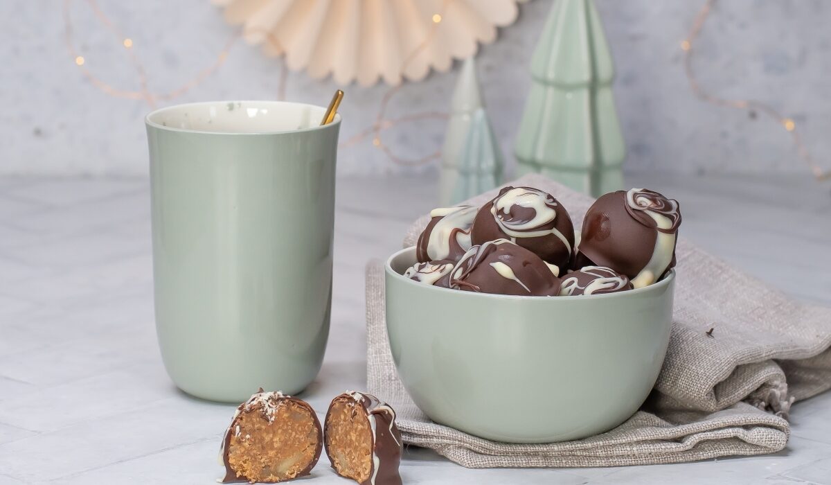 raffiniert weihnachtlich: Spekulatius Pralinen