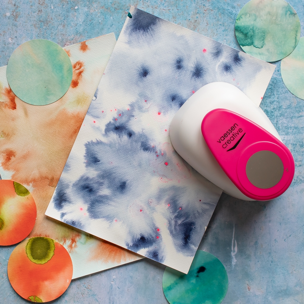 diy aquarell wanddeko