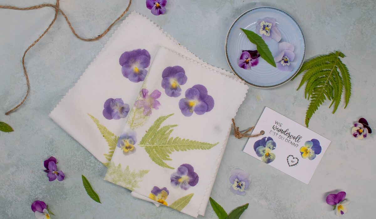 so simpel: DIY Blumendruck