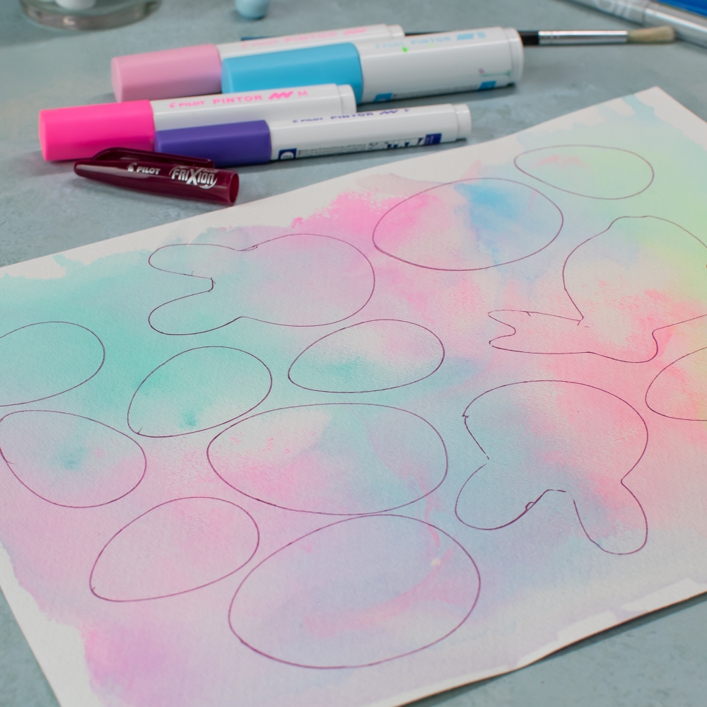 diy aquarell papier selber machen mit pintor