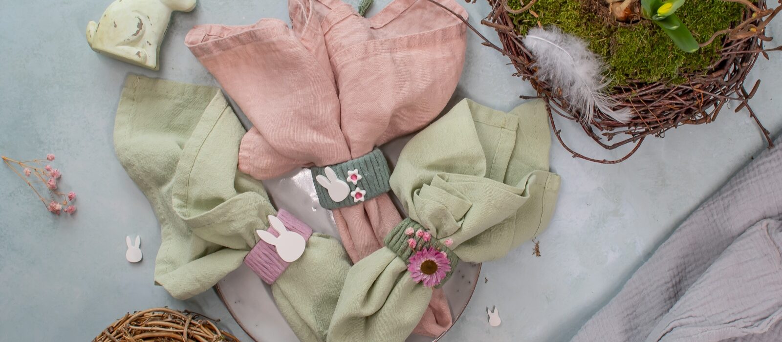 DIY Serviettenringe zu Ostern und anderen Anlässen