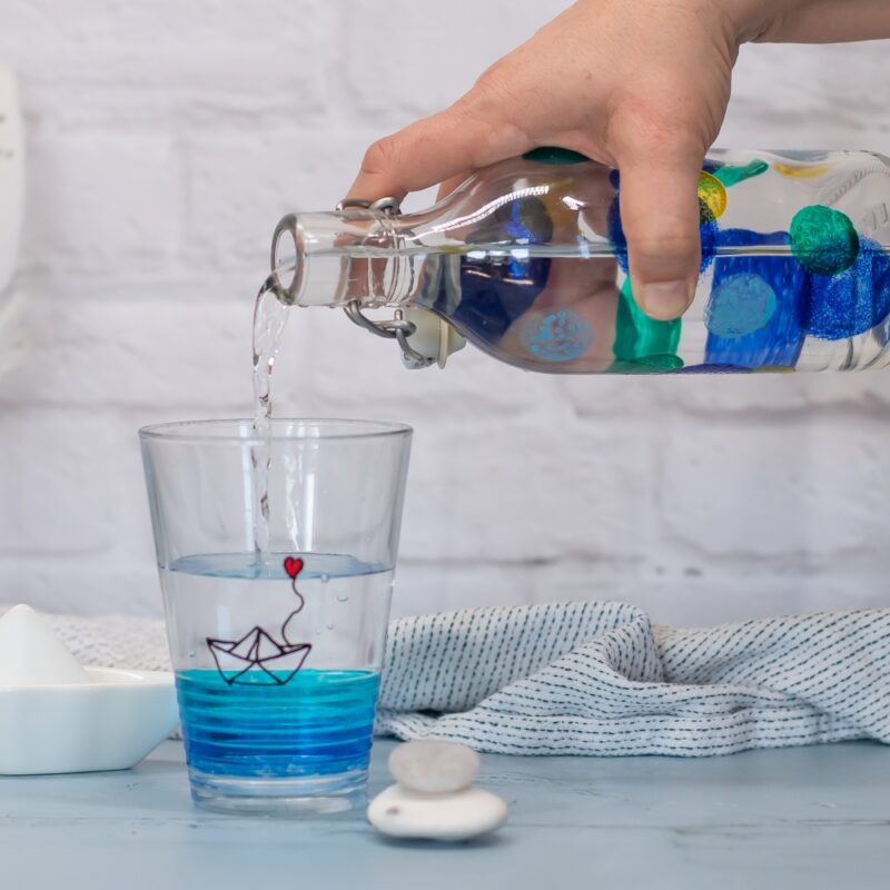 glas bemalen diy anleitung smillas Wohngefühl