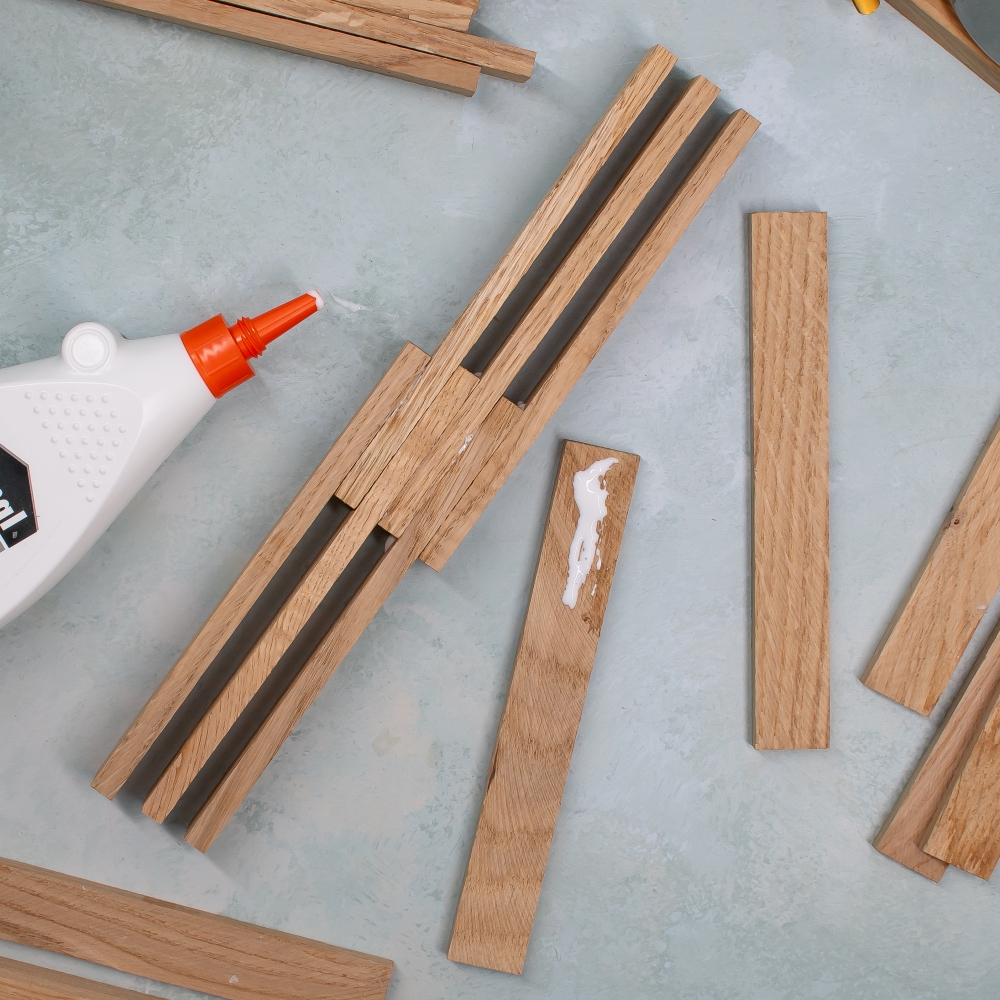 DIY Klötzchen Untersetzer