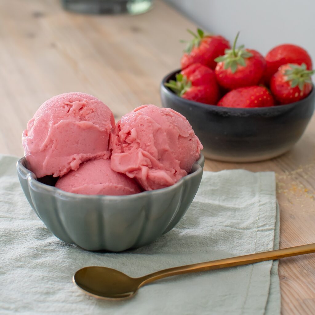 Erdbeer Eis rezept